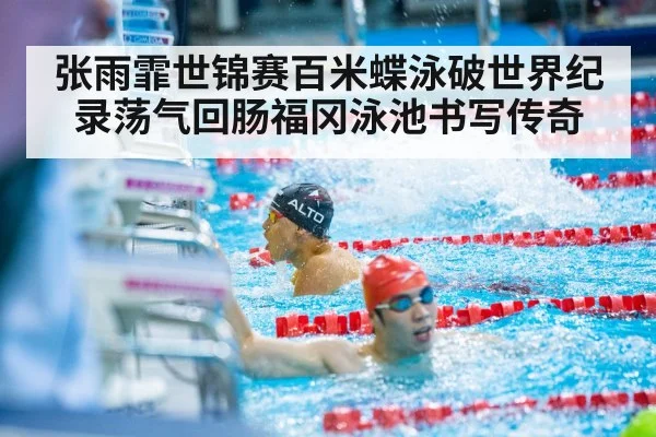 swimming race finish